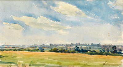 Landscape with Cirrus Clouds by Walter Bonner Gash